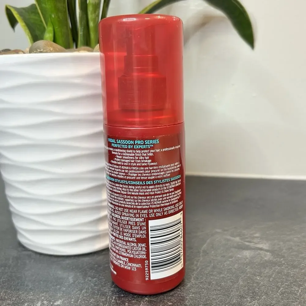 VIDAL SASSOON Pro Series Repair & Finish Spray 5.07oz Made In France‎